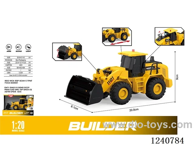 1:20 Inertial bulldozer W L/M included battery