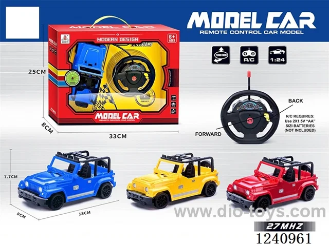 2ch rc car 3 colors not included battery