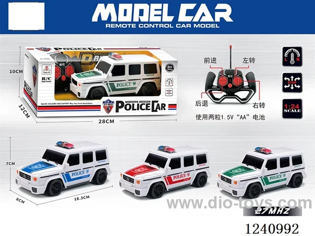 1:24 4ch rc car 3 colors not included battery