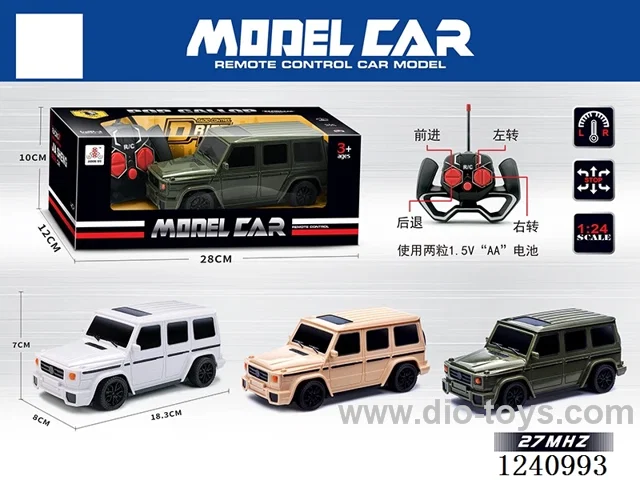 1:24 4ch rc car 3 colors not included battery