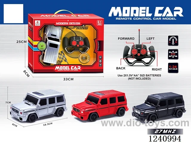 1:24 4ch rc car 3 colors not included battery
