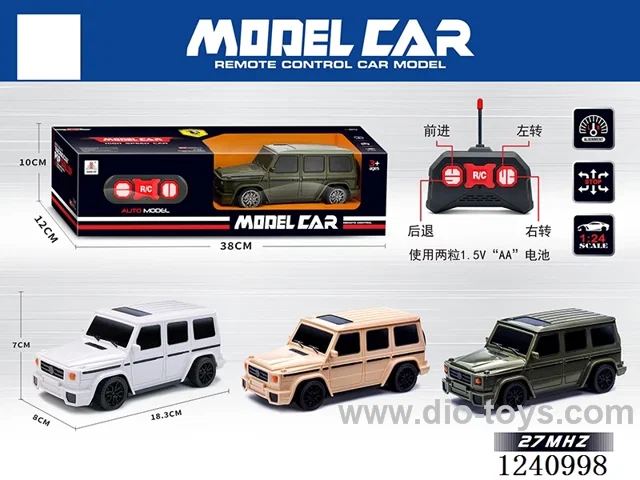 1:24 4ch rc car 3 colors not included battery