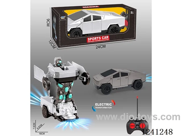 4ch RC Transformer Tesla Car 2 colors mixed not included battery