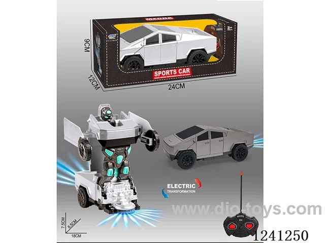 2ch RC Transformer Tesla Car 2 colors mixed not included battery