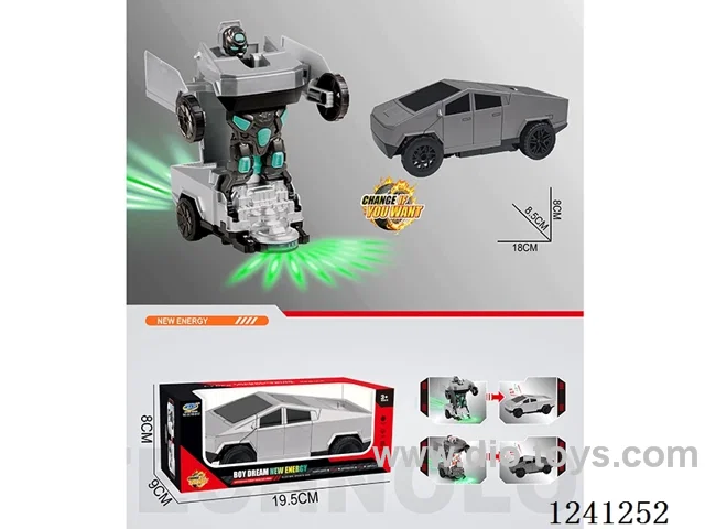 B/O Transformer Tesla Car 2 colors mixed not included battery