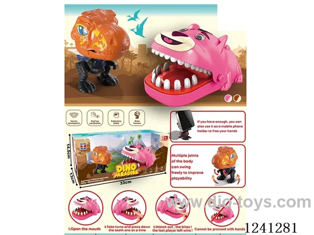 Dinosaur + Biting Toy Set