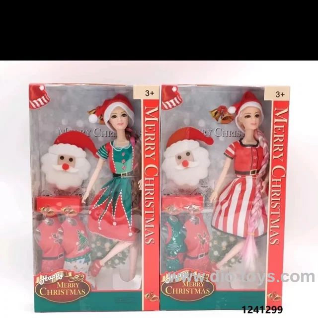 11.5 inch Christmas  barbie doll in window box