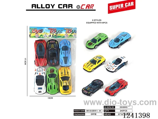 1:64 free wheel alloy car