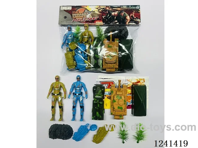 Military set - soldier*2 12CM