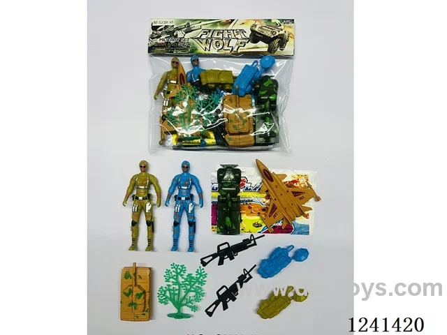 Military set - soldier*2 12CM