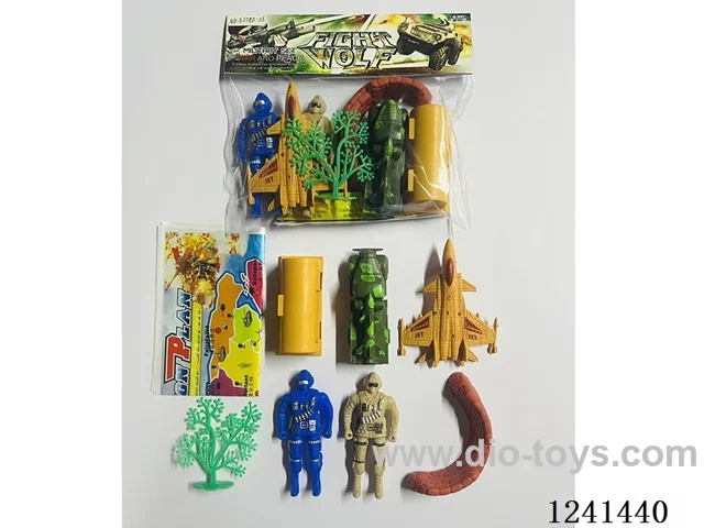 Military set - soldier*2 9.5CM