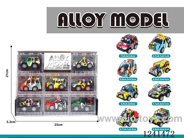 pull back alloy car 8PCS