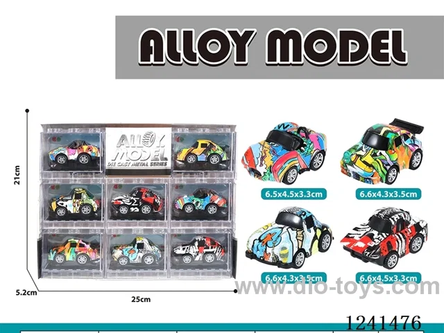 pull back alloy car 8PCS