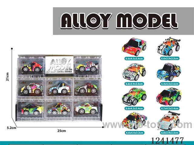 pull back alloy car 8PCS