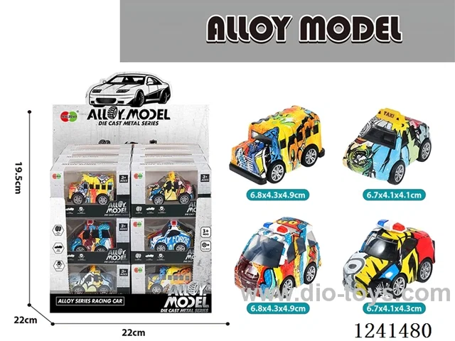pull back alloy car 24PCS