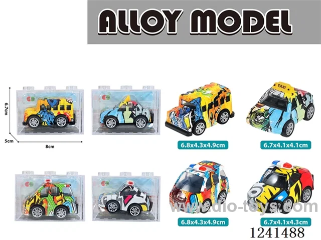 pull back alloy car