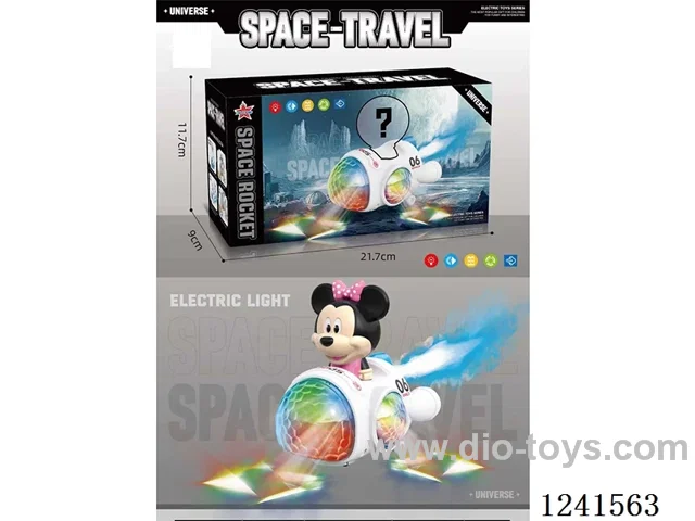 B/O Minnie Rocket W L/M/spray