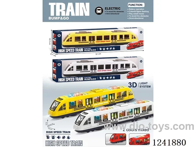 B/O universal city train W /M 2-colour mix