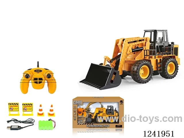 1:24 2.4G 6ch rc engineering vehicles W L/M included battery
