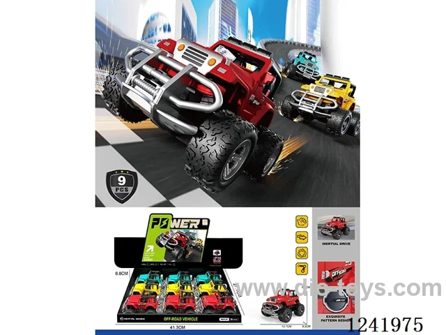 Inertia Jeep 3-colour mix 9PCS