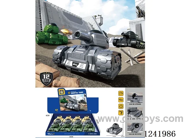 inertia tank car 3 colours mix 12PCS
