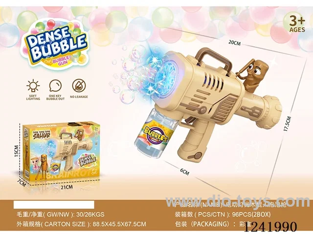 B/O bubble gun not included battery