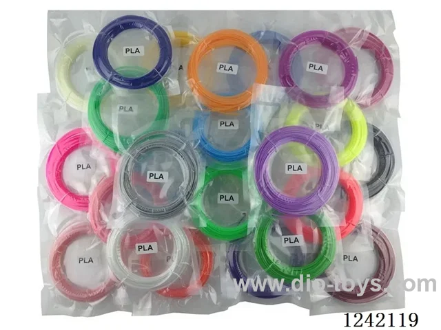 (10m/pack) High Temperature 3D Printing Pen Consumables Mixed Colours