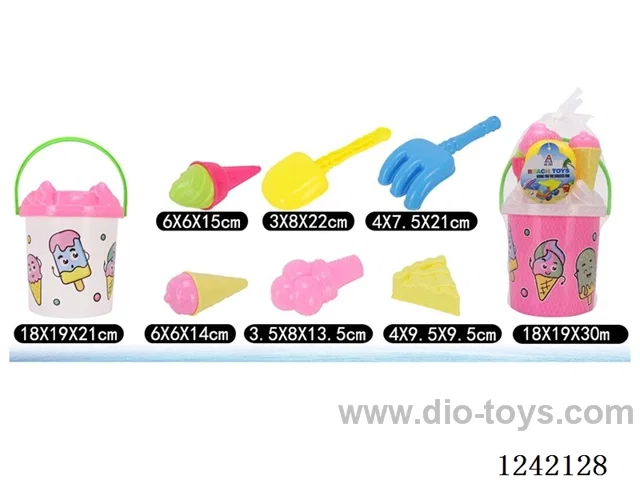 Ice Cream Beach Bucket 8PCS