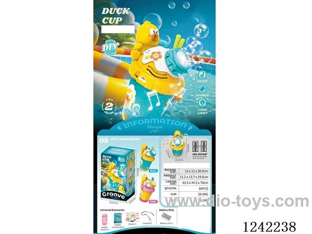 bubble toys 2 colors mixed not included battery