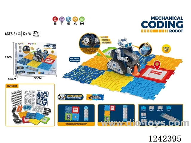 Mechanical Programming Robot 87+PCS not included 3*1.5V AAA