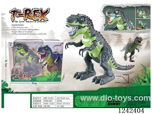 B/O dinosaur W L/M not included battery