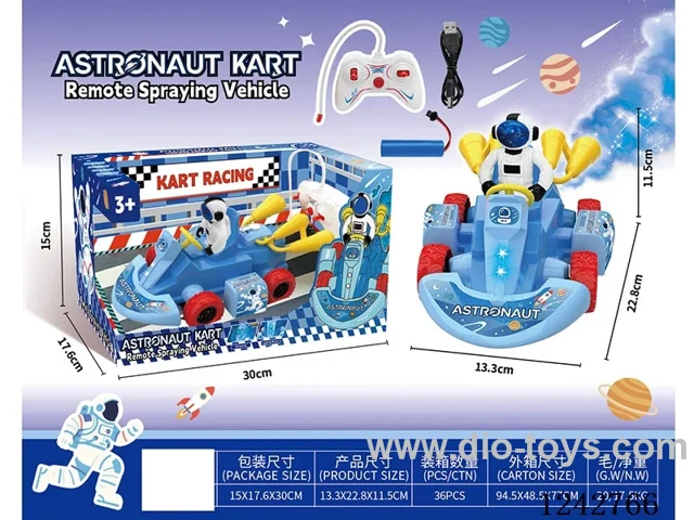 RC car W L/M/spray included battery