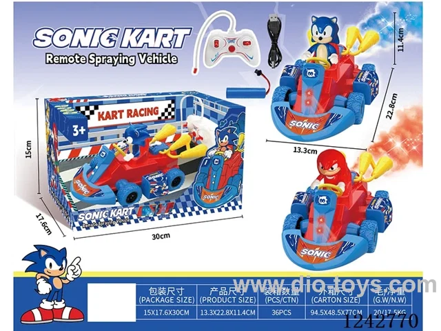 RC car W L/M/spray included battery