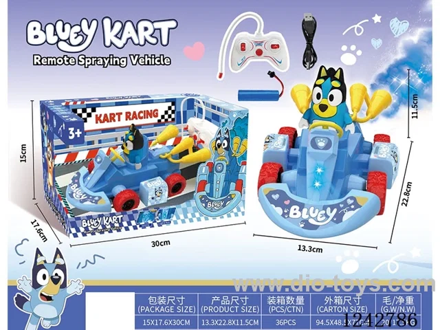 RC car W L/M/spray included battery