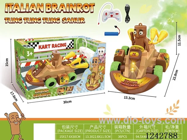 RC car W L/M/spray included battery