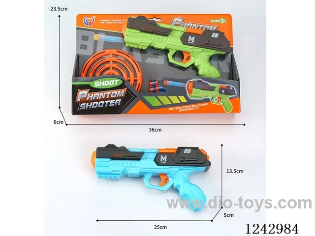 EVA soft bullet gun 2 colors mixed