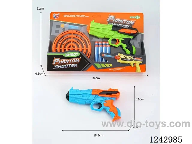 EVA soft bullet gun 2 colors mixed
