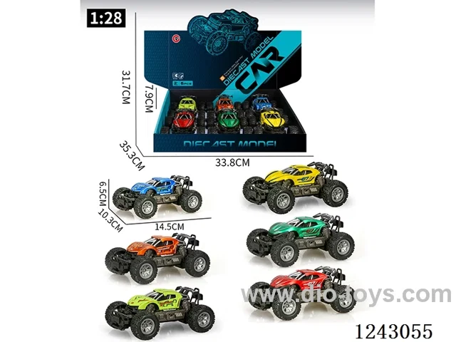 1:36 Alloy Small 6PCS Pull back car