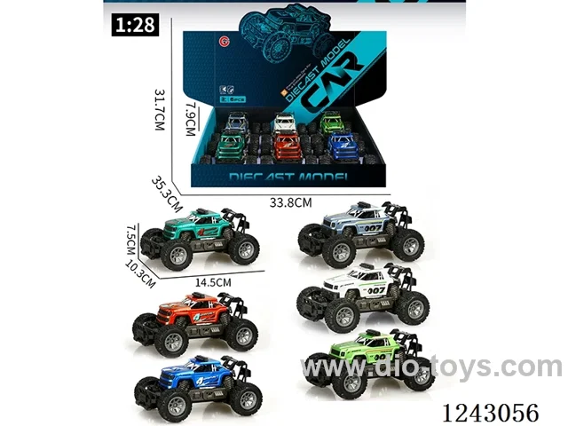 1:36 Alloy Small 6PCS Pull back car