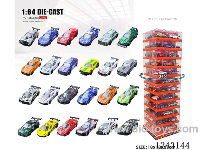 1:64 Free Wheel Alloy Vehicle