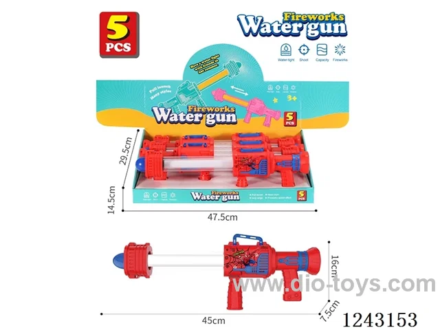 45CM Spider-Man Single Tube Fireworks Rocket Firecracker Water Cannon 5PCS