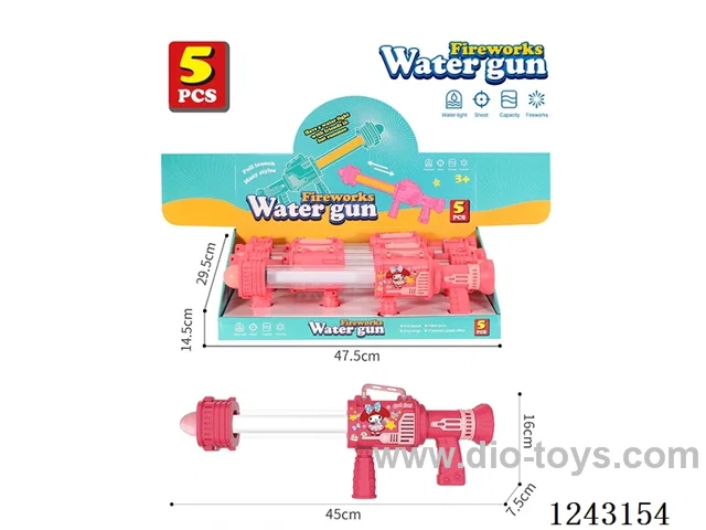 45CM Melody Single Tube Fireworks Rocket Firecracker Water Cannon 5PCS