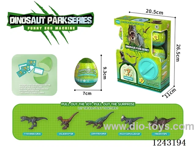 Quirky Twister-Dinosaur Model 5PCS