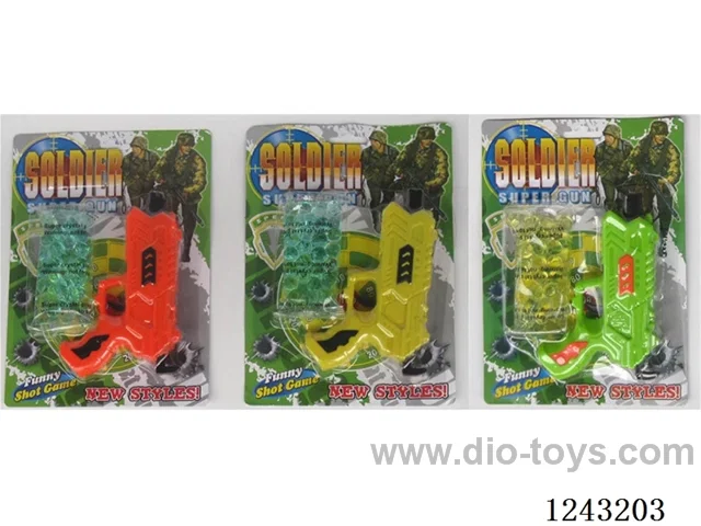 A4 water bullet gun 3 colors mixed