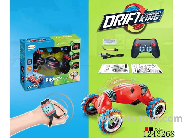 RC drifting twisted car (remote control + watch sensor)included battery