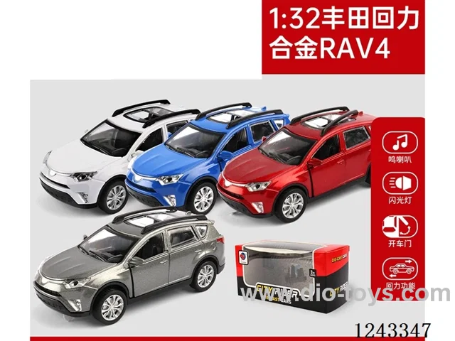 1:32 Toyota pull back alloy RAV4  W L/M