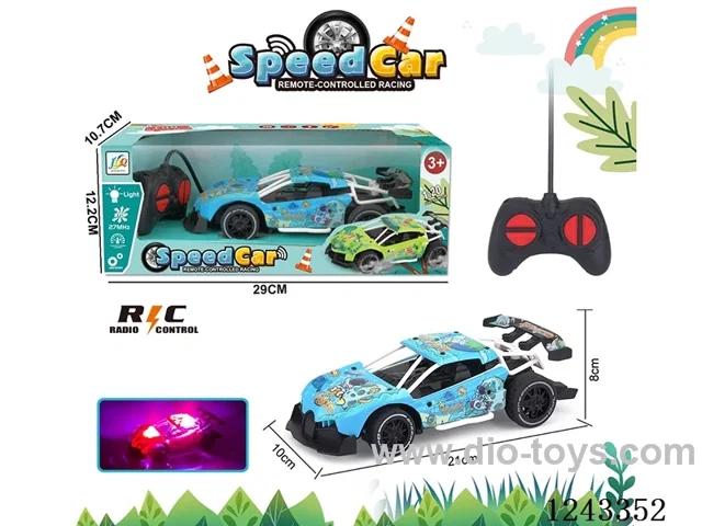 1:20 Bugatti 4ch RC car with lights (blue)not included battery