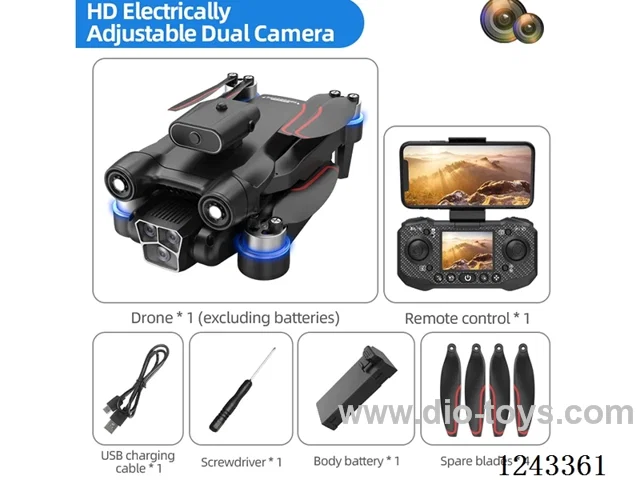 Remote Control Quadcopter Drone Flying Vehicle (480P)