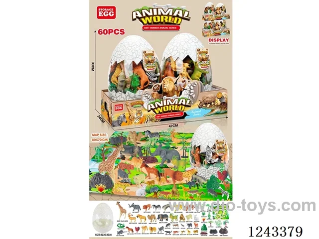 Animal Kingdom 60 PCS set - Big Egg