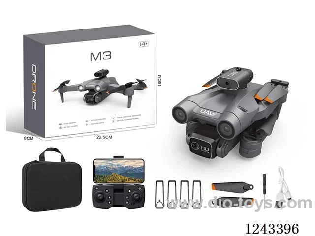 Folding Flyer Dual Camera Avoiding Obstacles + Light Stream + ESC